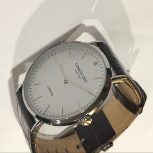 Men's Kenneth Cole New York Leather Watch